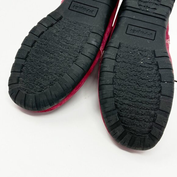 Propet Womens Burgundy Suede Leather Side Zip Snow Booties Size 6 - Picture 12 of 12